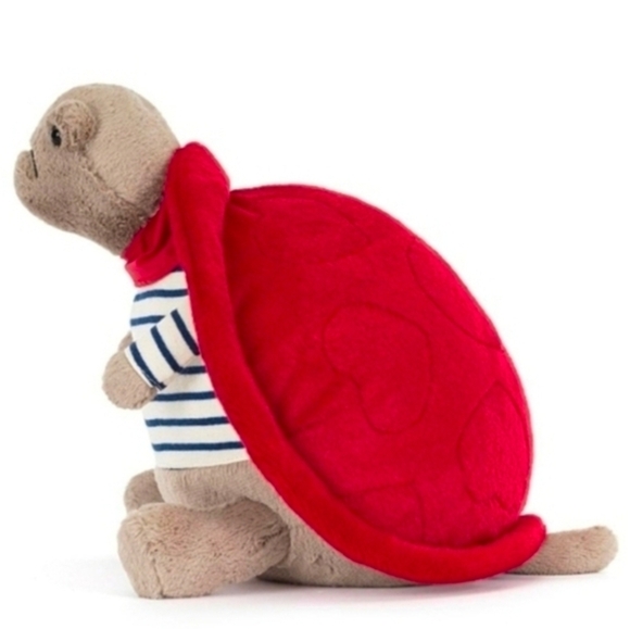 Jellycat Timmy Turtle Romantic Outfit Soft & Plush BNWT Authentic - Picture 2 of 6